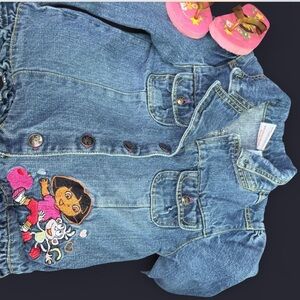 Nickelodeon Denim Jacket with Character Embroidery